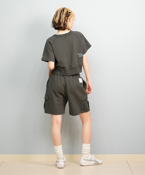 DISCUS ATHLETIC（ディスカス　アスレチック）の「DISCUS ATHLETIC/ディスカスアスレチック カーゴショートパンツ 5287-5971（カーゴパンツ・レディース・オートミール/スミクロ/ライトブルー・M/L）」の10枚目の写真
