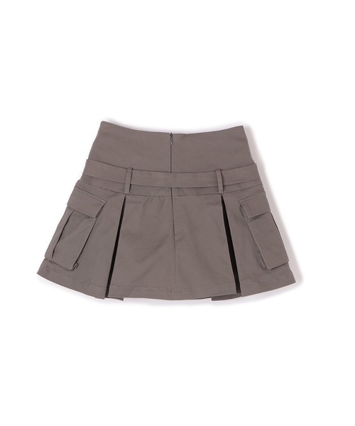 M DOLLY(エムドリー)の「*M DOLLY original* ribbon cargo skirt/リボンカーゴスカート(スカート・レディース・グレー/ブラック/ベージュ・S/FREE)」の11枚目の写真