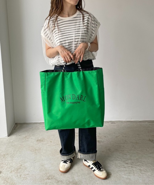 トートバッグ LIBRA S ARNICA SUEDE SHOPPING セール】【リバーシブル】 ビッグ ロゴ トートバッグ L（トート