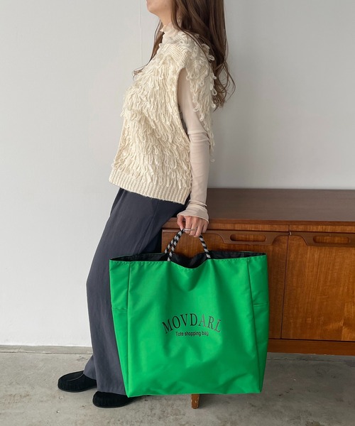 トートバッグ（週末限定お値下げ） セール】秋の新色パープルを追加！【リバーシブル】 ビッグ ロゴ