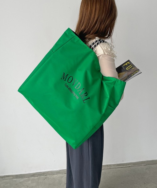 リバーシブル】 ビッグ ロゴ トートバッグ L（トートバッグ