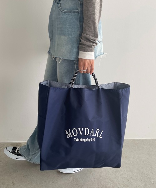 セール】【リバーシブル】 ビッグ ロゴ トートバッグ L（トートバッグ