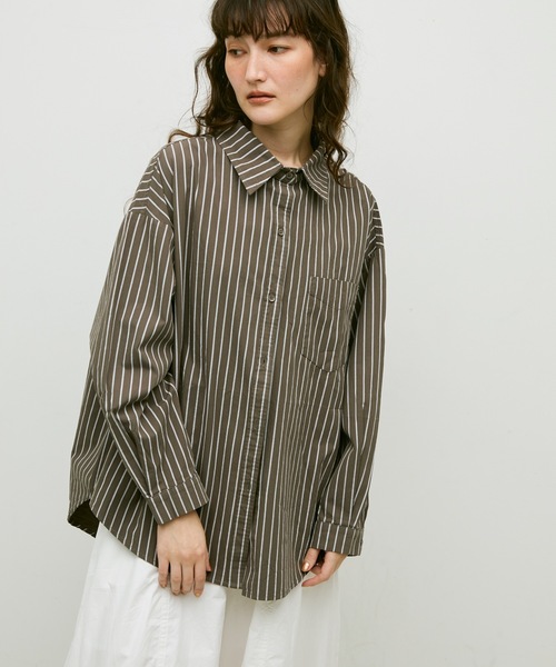 セール】Long sleeve striped shirt / ロングスリーブストライプ