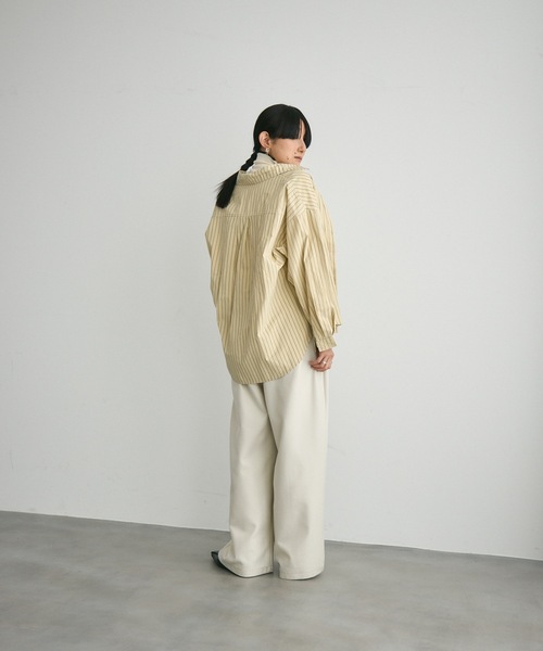 セール】Long sleeve striped shirt / ロングスリーブストライプ
