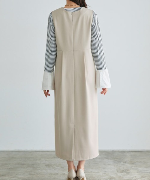 Pierrot（ピエロ）の「選べるIラインジャンパースカート（ジャンパースカート・レディース・ブラック系その他/ブラック/ネイビー系/ベージュ系・PM/L/M）」の14枚目の写真