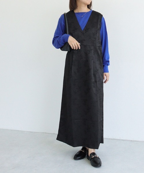 Pierrot（ピエロ）の「選べるIラインジャンパースカート（ジャンパースカート・レディース・ブラック系その他/ブラック/ネイビー系/ベージュ系・PM/L/M）」の17枚目の写真