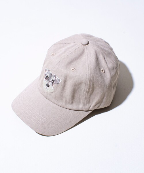 GLOSTER（グロスター）の「【GLOSTER/グロスター】WASHED DOG embroidery CAP キャップ 刺繍（キャップ・メンズ・ブラック系その他/ベージュ系その他/グリーン系その他/ブルー系その他/ブラック系その他2/ベージュ系その他2/グリーン系その他2/ブルー系その他2・FREE）」の4枚目の写真