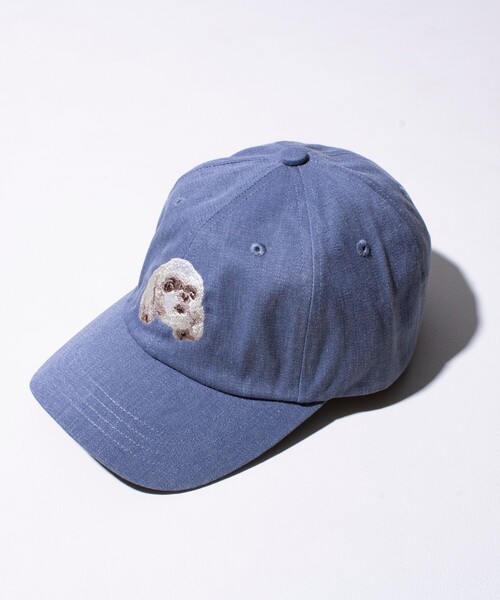 GLOSTER（グロスター）の「【GLOSTER/グロスター】WASHED DOG embroidery CAP キャップ 刺繍（キャップ・メンズ・ブラック系その他/ベージュ系その他/グリーン系その他/ブルー系その他/ブラック系その他2/ベージュ系その他2/グリーン系その他2/ブルー系その他2・FREE）」の8枚目の写真