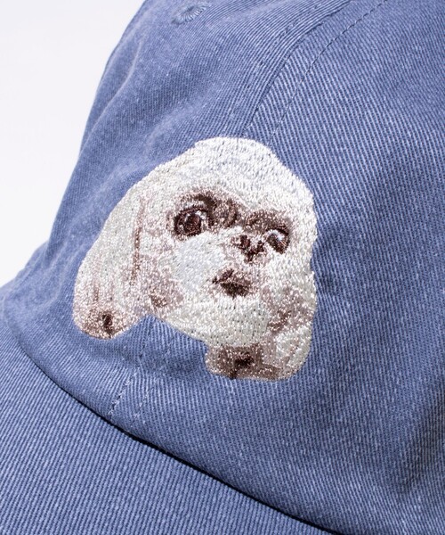 GLOSTER（グロスター）の「【GLOSTER/グロスター】WASHED DOG embroidery CAP キャップ 刺繍（キャップ・メンズ・ブラック系その他/ベージュ系その他/グリーン系その他/ブルー系その他/ブラック系その他2/ベージュ系その他2/グリーン系その他2/ブルー系その他2・FREE）」の9枚目の写真