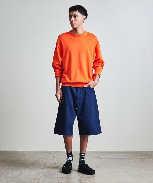 ZOZO限定】 デニム バギー ショーツ（デニムパンツ）｜info