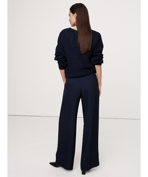 Banana Republic（バナナリパブリック）の「ウルトラハイライズ ワイドレッグパンツ（その他パンツ・レディース・ネイビー/グリーン・2/0/4/6/8）」の5枚目の写真