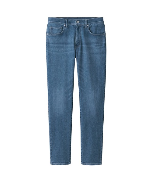 JohnUNDERCOVER リペア加工ストレッチ　デニムパンツ　インディゴ　2 JohnUNDERCOVER リペア加工ストレッチ デニムパンツ インディゴ