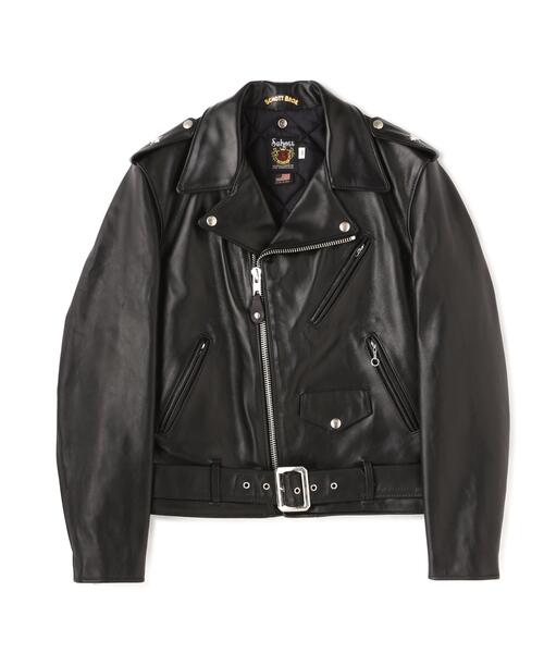 Schott(ショット)の「Schott/ショット/613US ONESTAR RIDERS/613US ワンスター ライダース レザージャケット(ライダースジャケット・メンズ・ブラック・34/44/38/42/36/40/46)」の6枚目の写真
