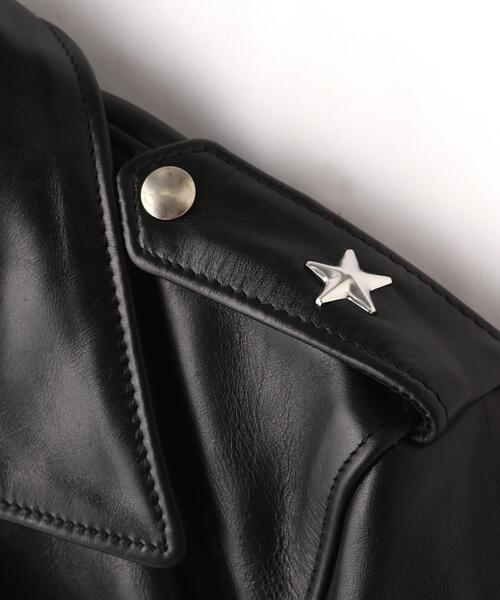 Schott(ショット)の「Schott/ショット/613US ONESTAR RIDERS/613US ワンスター ライダース レザージャケット(ライダースジャケット・メンズ・ブラック・34/44/38/42/36/40/46)」の11枚目の写真