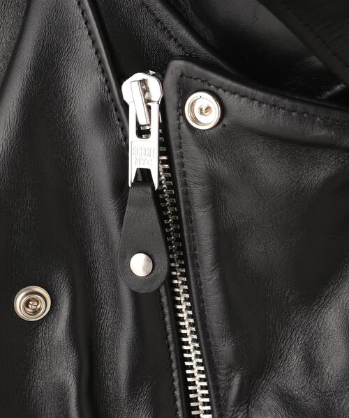 Schott(ショット)の「Schott/ショット/613US ONESTAR RIDERS/613US ワンスター ライダース レザージャケット(ライダースジャケット・メンズ・ブラック・34/44/38/42/36/40/46)」の13枚目の写真