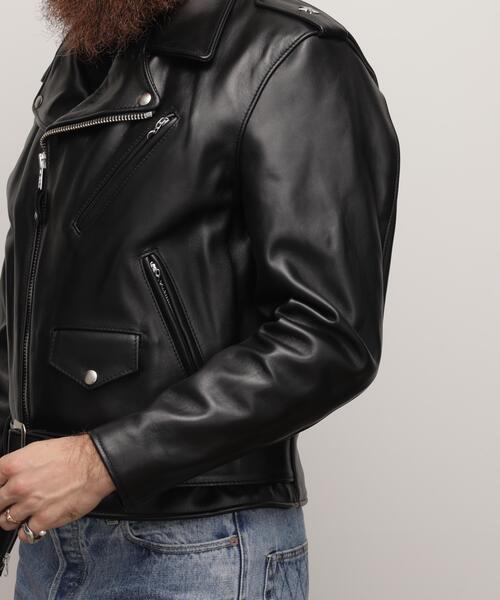 Schott(ショット)の「Schott/ショット/613US ONESTAR RIDERS/613US ワンスター ライダース レザージャケット(ライダースジャケット・メンズ・ブラック・34/44/38/42/36/40/46)」の20枚目の写真