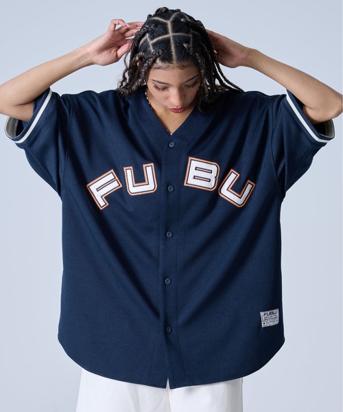 FUBU( フブ)の「FUBU フブ ブランド ロゴ ワッペン 刺繍 アメカジ 半袖 ユニフォーム風 ベースボールシャツ(その他トップス・メンズ・ネイビー/ブラック・L/XL/XXL/M)」の22枚目の写真