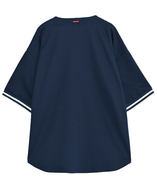 FUBU( フブ)の「FUBU フブ ブランド ロゴ ワッペン 刺繍 アメカジ 半袖 ユニフォーム風 ベースボールシャツ(その他トップス・メンズ・ネイビー/ブラック・L/XL/XXL/M)」の18枚目の写真