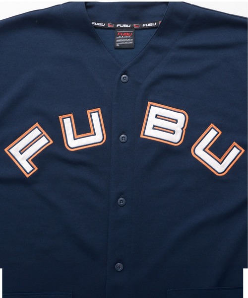 FUBU( フブ)の「FUBU フブ ブランド ロゴ ワッペン 刺繍 アメカジ 半袖 ユニフォーム風 ベースボールシャツ(その他トップス・メンズ・ネイビー/ブラック・L/XL/XXL/M)」の15枚目の写真
