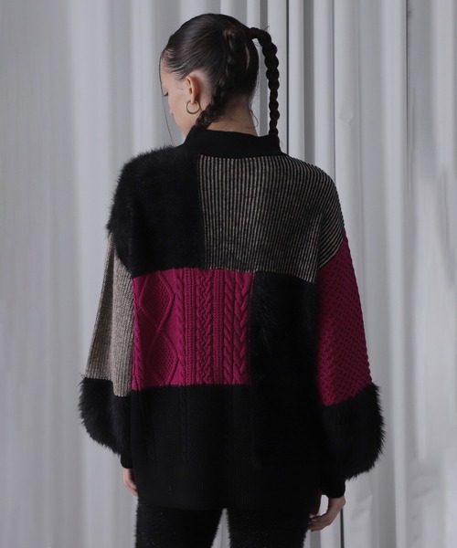 セール】ブロッキングニット（ニット/セーター）｜ROSE BUD（ローズ