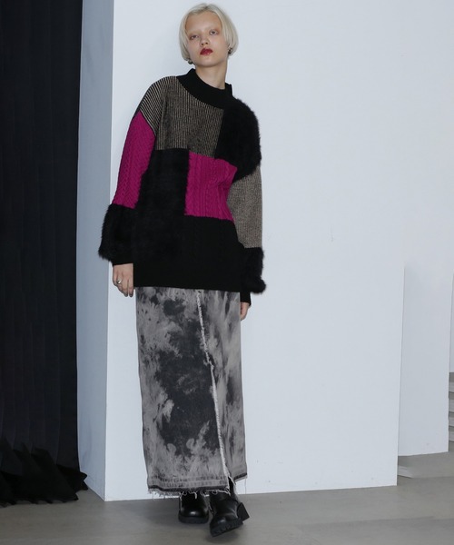 セール】ブロッキングニット（ニット/セーター）｜ROSE BUD（ローズ