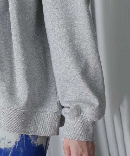 ROSE BUD(ローズバッド)の「(OKIRAKU×ROSEBUD)PANEL GRAPHIC SWEAT(スウェット・レディース・ブラック/グレー・ONE SIZE)」の19枚目の写真
