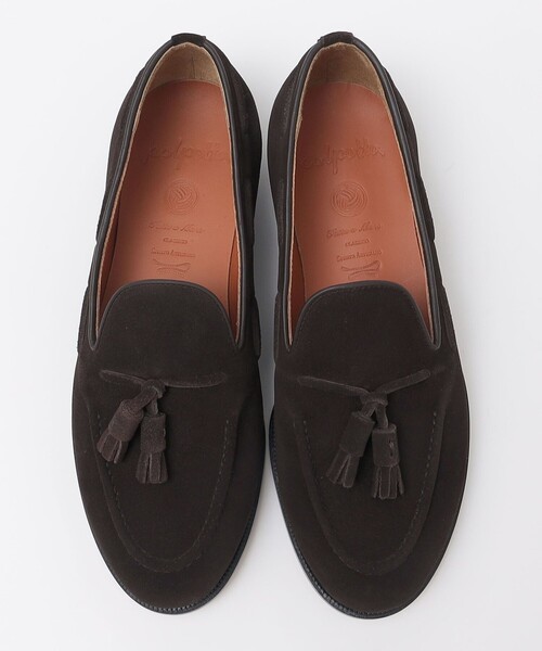 美品　【別注】POLPETTA / スエードタッセル ローファー　BLACK SHIPS別注】polpetta: スエード タッセルローファー（その他シューズ