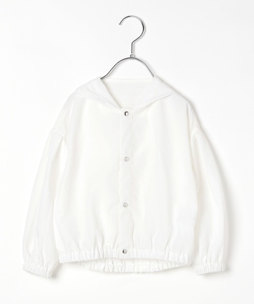 GLOBAL WORK（グローバルワーク）の「ズットパットパーカー/T/253307（マウンテンパーカー・キッズ・オフホワイト/ブルー・110cm/100cm/120cm）」の11枚目の写真