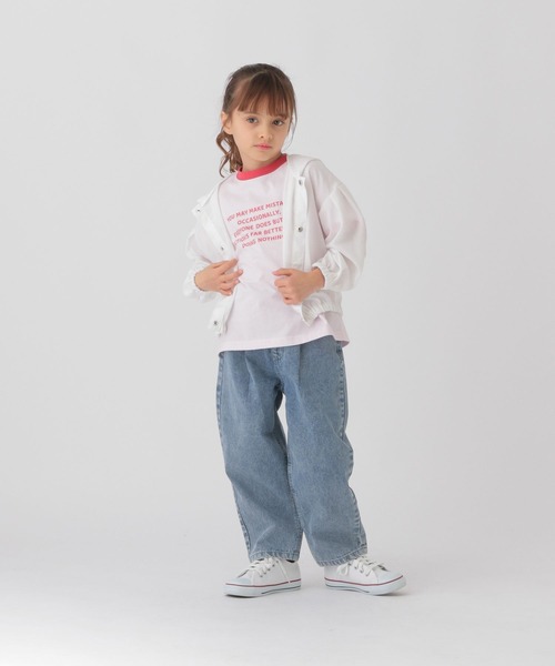 GLOBAL WORK（グローバルワーク）の「ズットパットパーカー/T/253307（マウンテンパーカー・キッズ・オフホワイト/ブルー・110cm/100cm/120cm）」の13枚目の写真