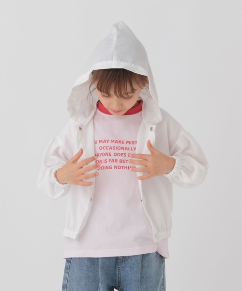 GLOBAL WORK（グローバルワーク）の「ズットパットパーカー/T/253307（マウンテンパーカー・キッズ・オフホワイト/ブルー・110cm/100cm/120cm）」の16枚目の写真