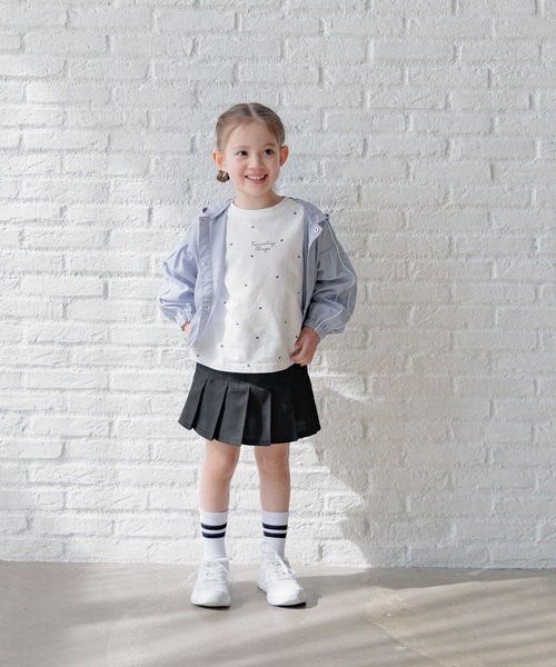 GLOBAL WORK（グローバルワーク）の「ズットパットパーカー/T/253307（マウンテンパーカー・キッズ・オフホワイト/ブルー・110cm/100cm/120cm）」の20枚目の写真