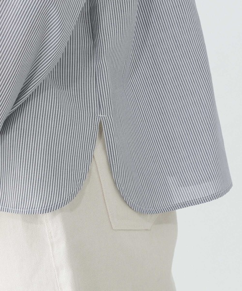 GLOBAL WORK(グローバルワーク)の「イージーケア襟フリルブラウス長袖/251990(シャツ/ブラウス・レディース・ブルー系その他/グリーン系その他7/オフホワイト・MEDIUM/LARGE)」の21枚目の写真