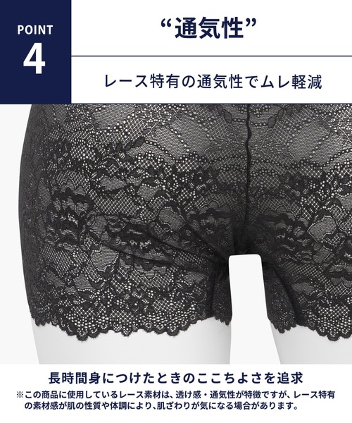 WACOAL MEN（ワコールメン）の「「レースボクサー」　ボクサーパンツ　ユニセックス（ボクサーパンツ・レディース・ネイビー/ブラック/サックスブルー系・LL）」の8枚目の写真