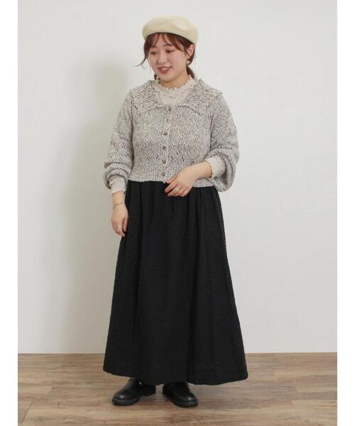 Samansa Mos2（サマンサ モスモス）の「【消臭効果】リネン混ベレー帽（ハット・レディース・ミント/ブラック/キナリ・F）」の17枚目の写真