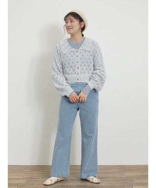 Samansa Mos2（サマンサ モスモス）の「【消臭効果】リネン混ベレー帽（ハット・レディース・ミント/ブラック/キナリ・F）」の12枚目の写真