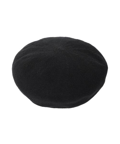 Samansa Mos2（サマンサ モスモス）の「【消臭効果】リネン混ベレー帽（ハット・レディース・ミント/ブラック/キナリ・F）」の13枚目の写真