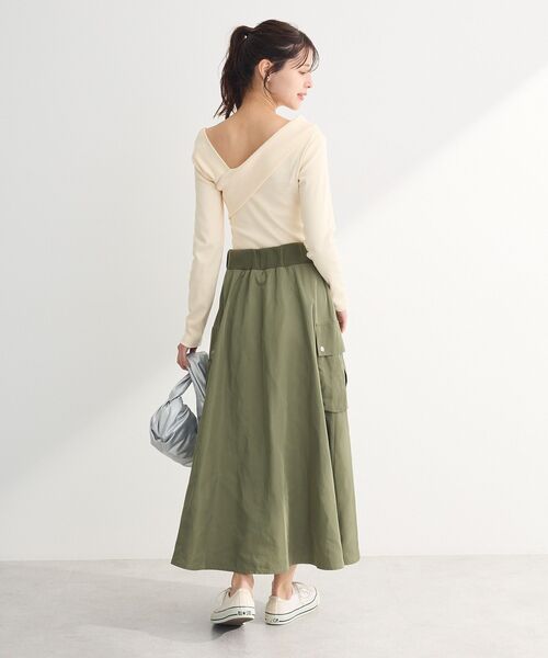 Sugar spoon(シュガースプーン)の「・SUGAR SPOON ミリタリーフレアスカート(スカート・レディース・ブラック/ピンク/カーキ・FREE)」の6枚目の写真