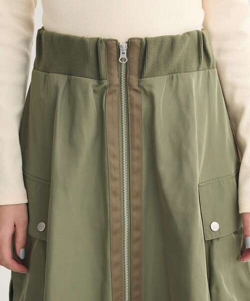 Sugar spoon(シュガースプーン)の「・SUGAR SPOON ミリタリーフレアスカート(スカート・レディース・ブラック/ピンク/カーキ・FREE)」の7枚目の写真