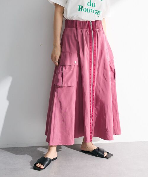 Sugar spoon(シュガースプーン)の「・SUGAR SPOON ミリタリーフレアスカート(スカート・レディース・ブラック/ピンク/カーキ・FREE)」の9枚目の写真