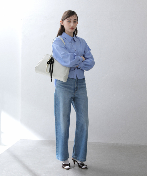 La TOTALITE(ラトータリテ)の「【CHRISTIAN VILLA/クリスチャンヴィラ】チャーム付きボストンBAG(ボストンバッグ・レディース・ブラック/アイボリー・FREE)」の8枚目の写真