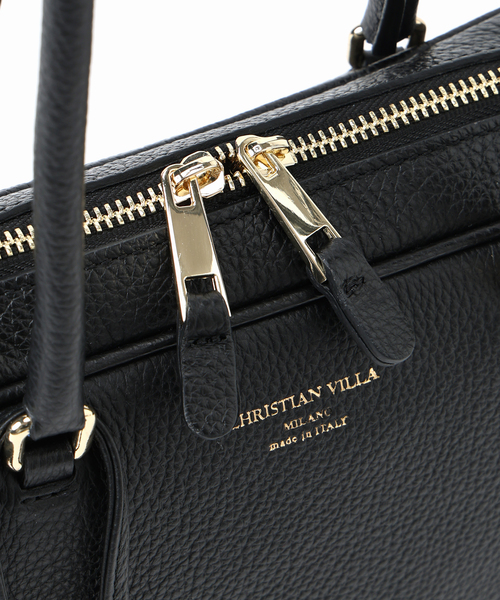 La TOTALITE(ラトータリテ)の「【CHRISTIAN VILLA/クリスチャンヴィラ】チャーム付きボストンBAG(ボストンバッグ・レディース・ブラック/アイボリー・FREE)」の20枚目の写真