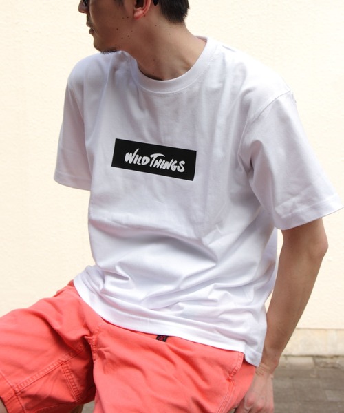 セール】WILD THINGS/ワイルドシングス ボックスロゴTEE BOX LOGO TEE