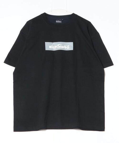 WILD THINGS(ワイルドシングス)の「WILD THINGS/ワイルドシングス ボックスロゴTEE BOX LOGO TEE(Tシャツ/カットソー・レディース・ホワイト/ブラック/グレー・XL/L/M)」の16枚目の写真