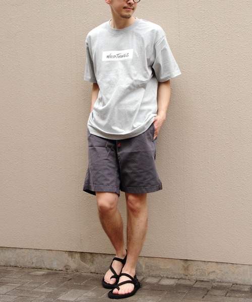 WILD THINGS(ワイルドシングス)の「WILD THINGS/ワイルドシングス ボックスロゴTEE BOX LOGO TEE(Tシャツ/カットソー・レディース・ホワイト/ブラック/グレー・XL/L/M)」の8枚目の写真