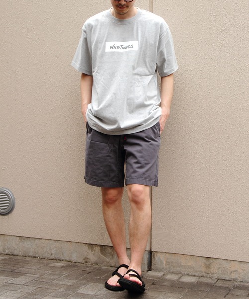 WILD THINGS(ワイルドシングス)の「WILD THINGS/ワイルドシングス ボックスロゴTEE BOX LOGO TEE(Tシャツ/カットソー・レディース・ホワイト/ブラック/グレー・XL/L/M)」の9枚目の写真