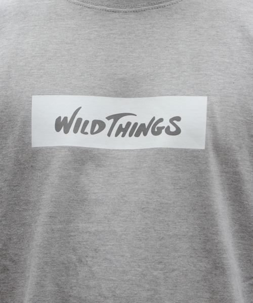 WILD THINGS(ワイルドシングス)の「WILD THINGS/ワイルドシングス ボックスロゴTEE BOX LOGO TEE(Tシャツ/カットソー・レディース・ホワイト/ブラック/グレー・XL/L/M)」の12枚目の写真