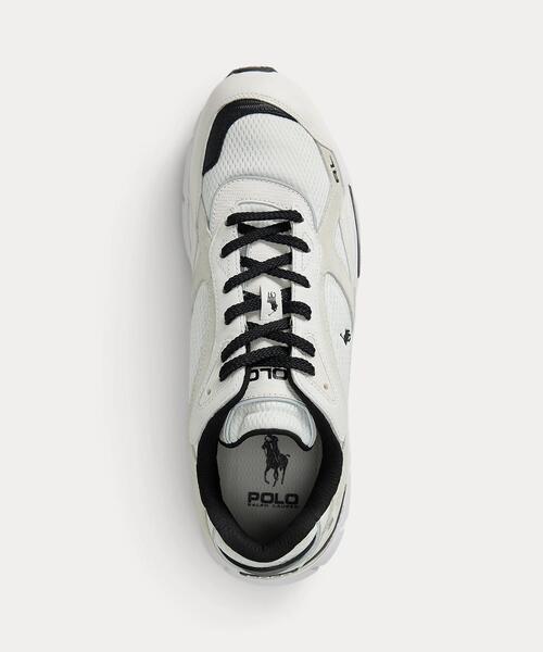 ★Polo Ralph Lauren★ ホワイト＆レッド Tracksterスニーカー Amazon.com | POLO RALPH LAUREN Trackster 200 Grey/Navy/White