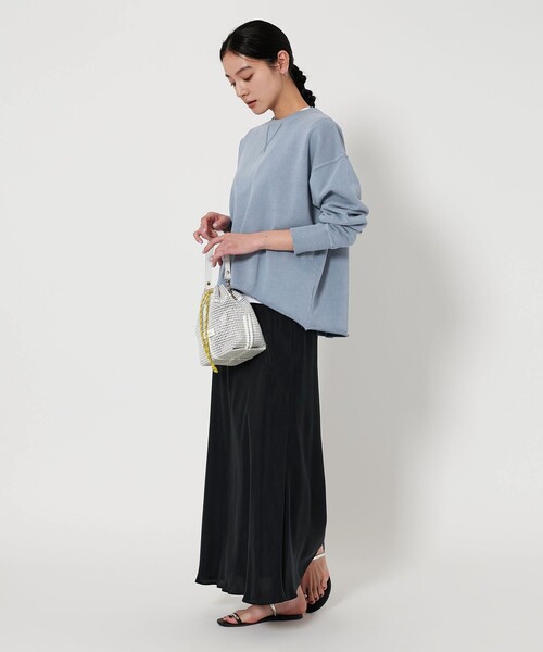 BEAUTY&YOUTH UNITED ARROWS（ビューティーアンドユースユナイテッドアローズ）の「【WEB限定】ピグメント スウェットプルオーバー（スウェット・レディース・ライトブルー/グレー/オフホワイト/オレンジ・FREE）」の7枚目の写真