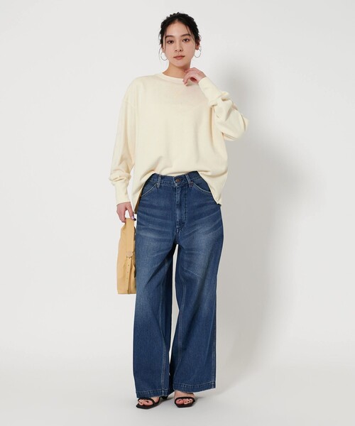 BEAUTY&YOUTH UNITED ARROWS（ビューティーアンドユースユナイテッドアローズ）の「【WEB限定】ピグメント スウェットプルオーバー（スウェット・レディース・ライトブルー/グレー/オフホワイト/オレンジ・FREE）」の10枚目の写真