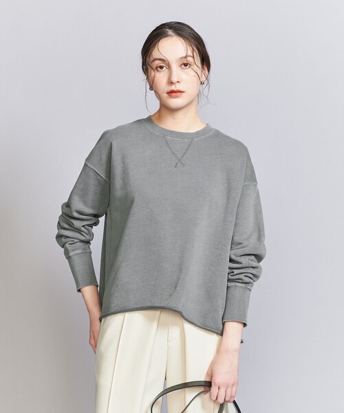 BEAUTY&YOUTH UNITED ARROWS（ビューティーアンドユースユナイテッドアローズ）の「【WEB限定】ピグメント スウェットプルオーバー（スウェット・レディース・ライトブルー/グレー/オフホワイト/オレンジ・FREE）」の11枚目の写真
